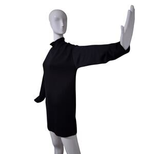 Zara Women's size Small Oversized Mini  Whimsigoth Witchcore Mock Sweater Dress